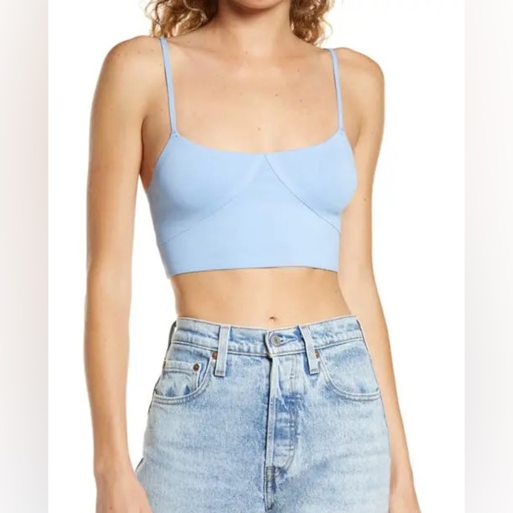 Free People Intimately Blue Tank Top